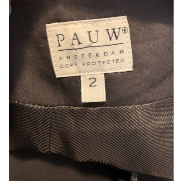 Pauw Amsterdam brown wrap pencil skirt size 2 - Picture 3 of 9